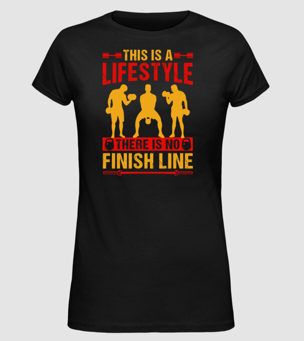 GYM Fitness model negru pe tricou