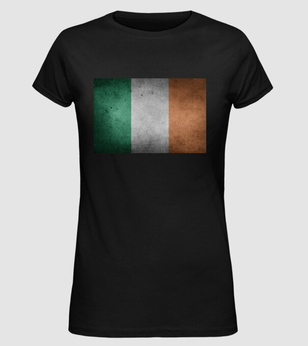 IRELAND model negru pe tricou