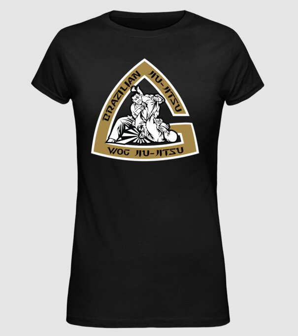 Jiu Jitsu model negru pe tricou
