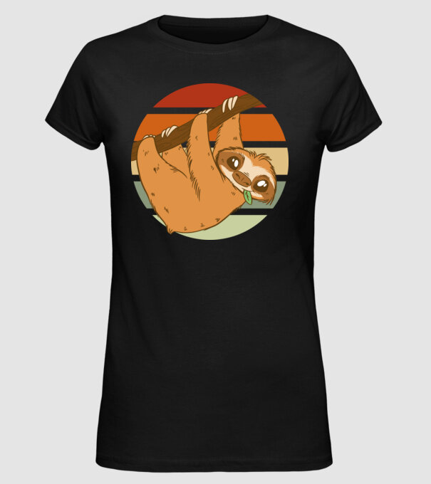 Leneș model negru pe tricou