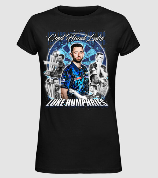 Luke Humphries Cool hand Luke model negru pe tricou