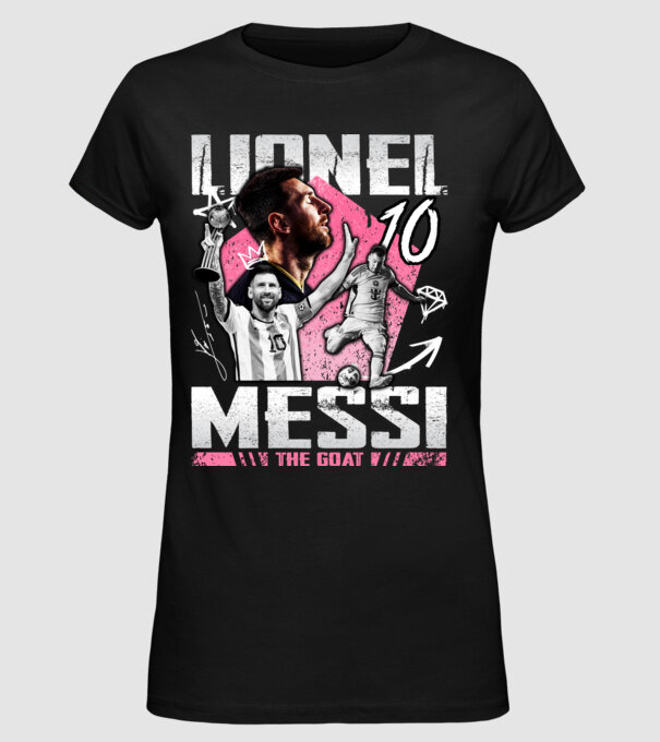 Messi tribute model negru pe tricou