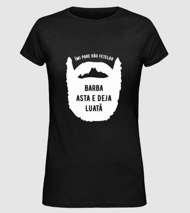 îmi pare rău fetelor, barba asta e deja luată model negru pe tricou