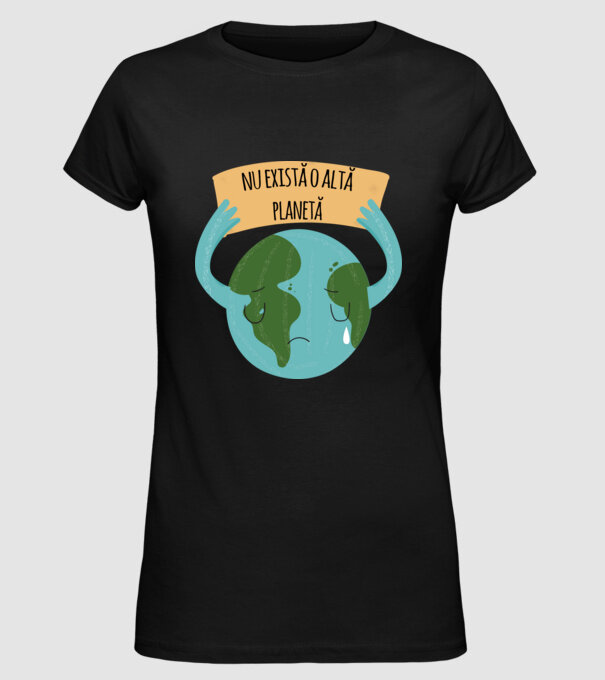 nu există o altă planetă model negru pe tricou