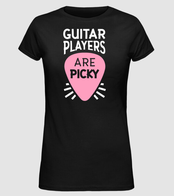 Picky model negru pe tricou