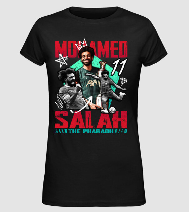 Salah tribute model negru pe tricou