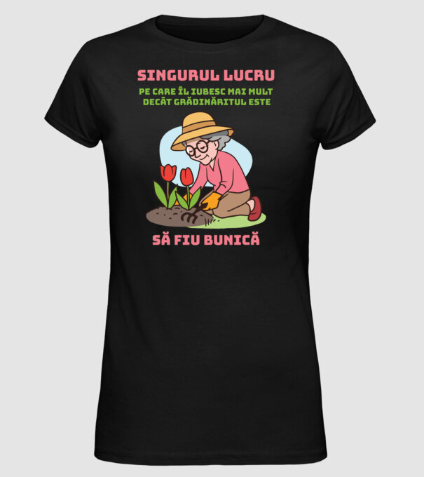 Singurul lucru model negru pe tricou
