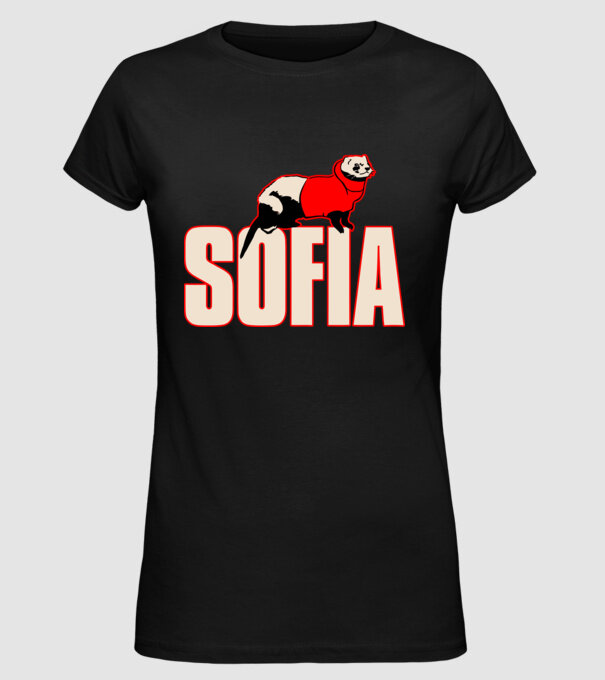 sofia la casa de papel model negru pe tricou