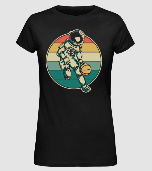 SpaceBall model negru pe tricou