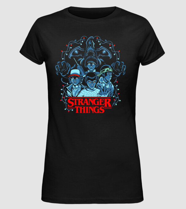 ST model negru pe tricou