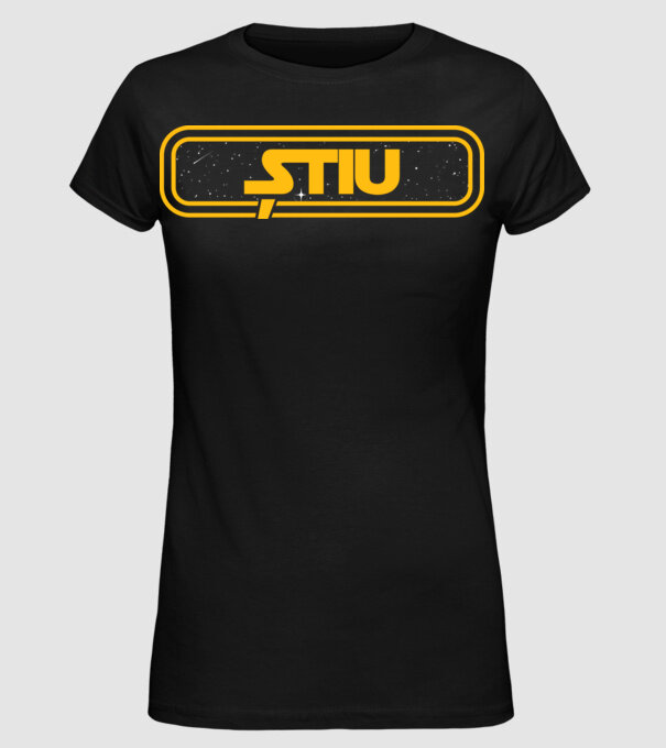 Starwars couple shirt model negru pe tricou
