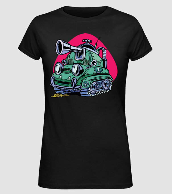 Tancuri model negru pe tricou