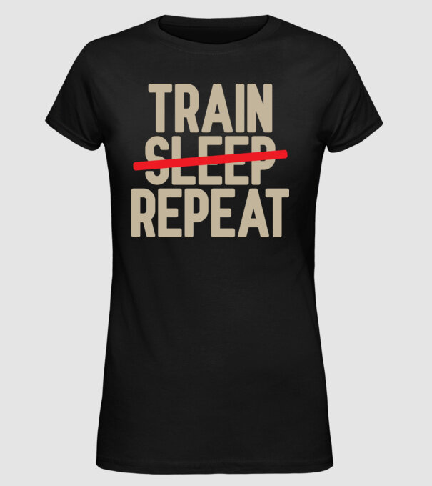 Train repeat model negru pe tricou