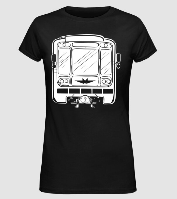 Trenuri model negru pe tricou