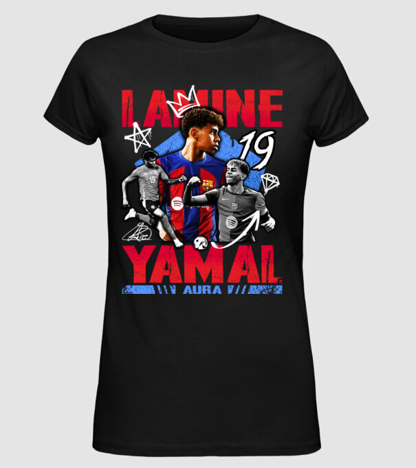 Yamal tribute model negru pe tricou