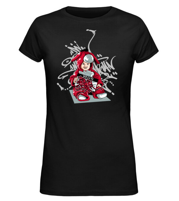  model  pe tricou