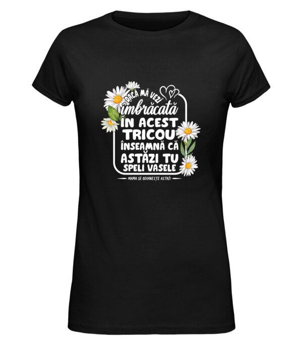  model  pe tricou
