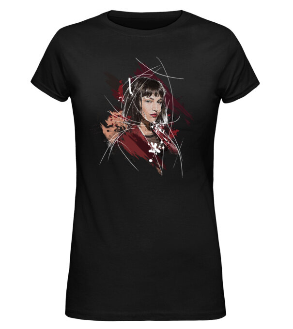  model  pe tricou