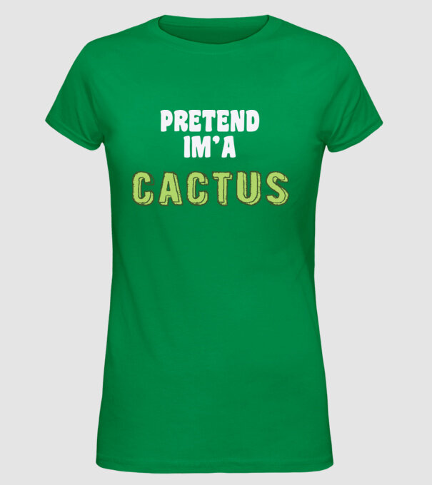 Cactus carnaval model verde pe tricou