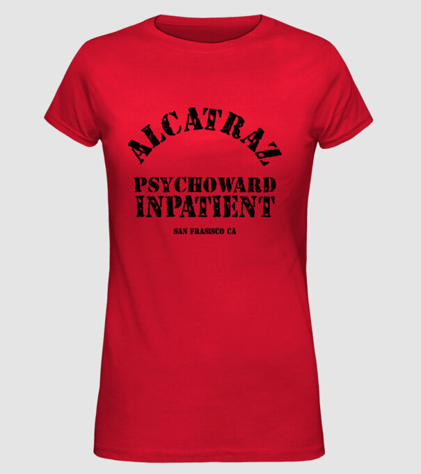 Închisoare carnaval model roșu pe tricou