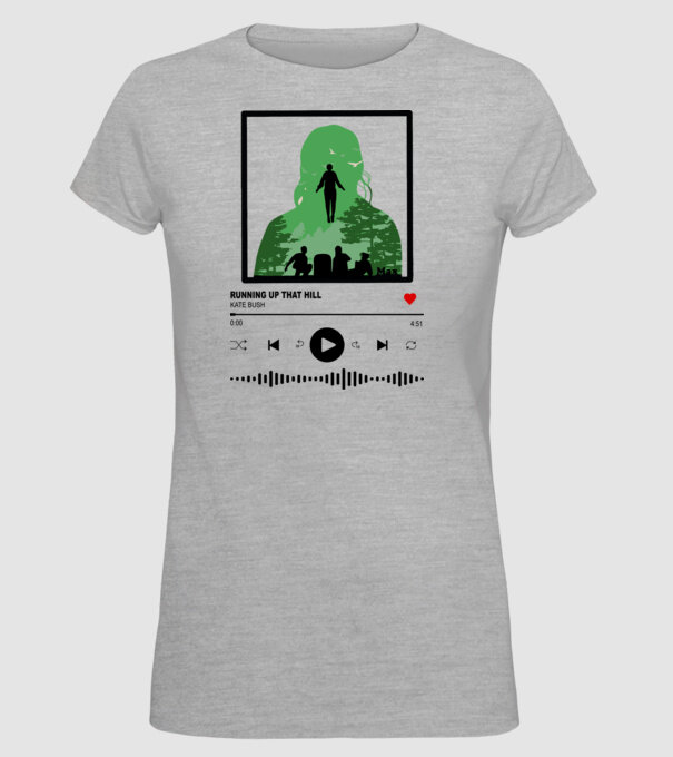 maxs favourite song stranger things model gri pe tricou