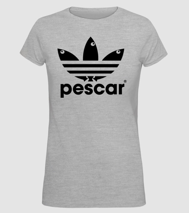 Pescar original model gri pe tricou