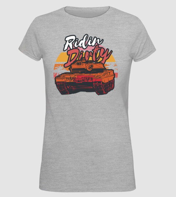 Tancuri model gri pe tricou