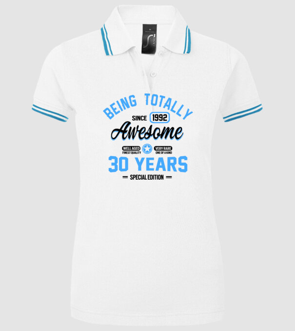 30 years of being totally awesome model alb pe tricou