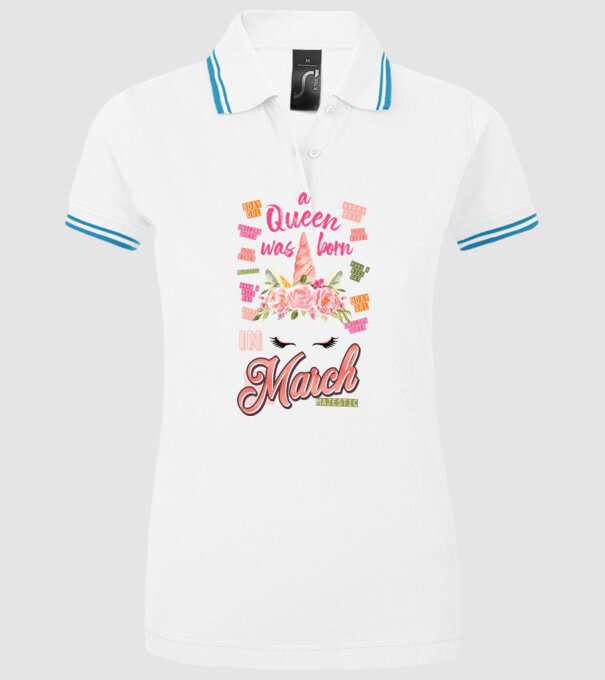 A queen was born in MÁRCIUS model alb pe tricou