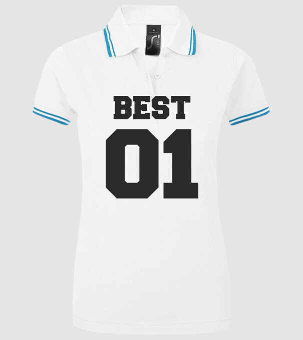 Best 01 model alb pe tricou