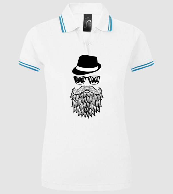 Daddy Cool model alb pe tricou