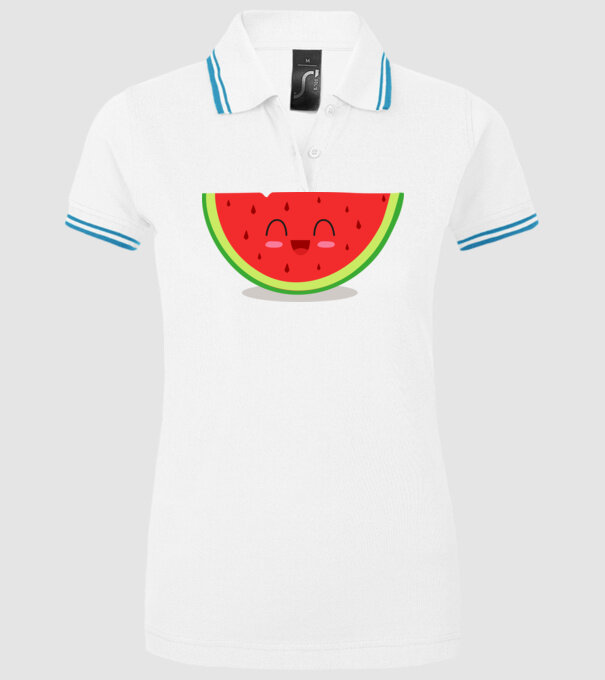 Pepene model alb pe tricou