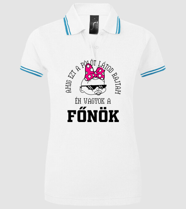 atâta timp cât mă vezi purtând acest tricou, eu sunt șeful model alb pe tricou