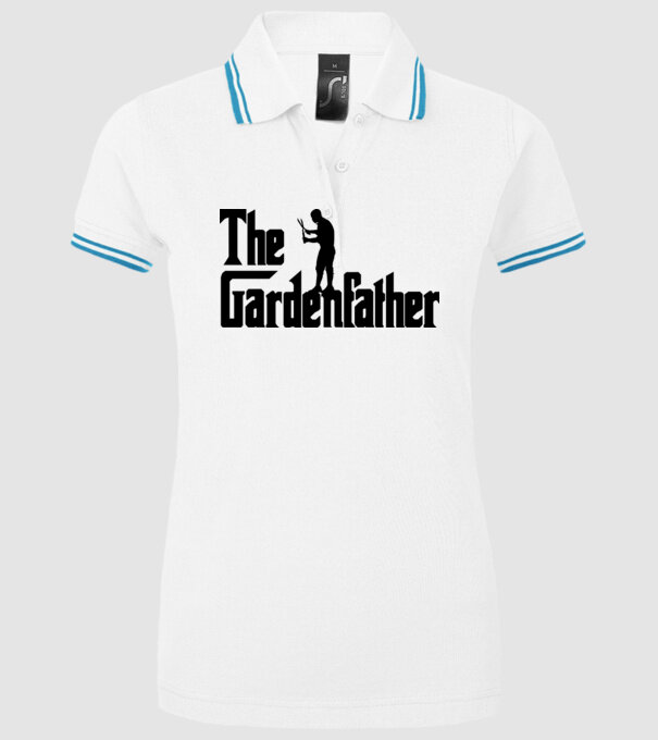 The Gardenfather model alb pe tricou