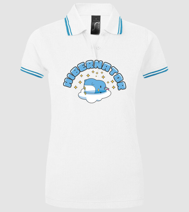 Hibernator model alb pe tricou