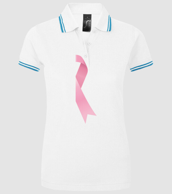 Panglică mare model alb pe tricou