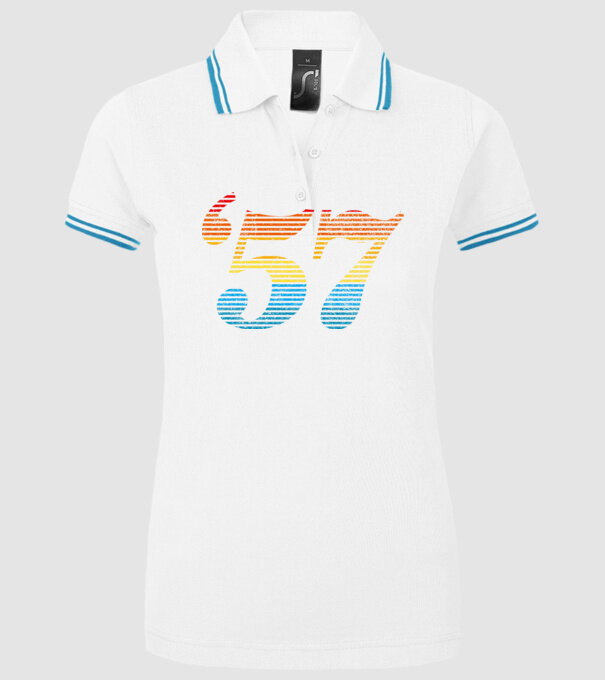 Retro Birthday 1957 model alb pe tricou