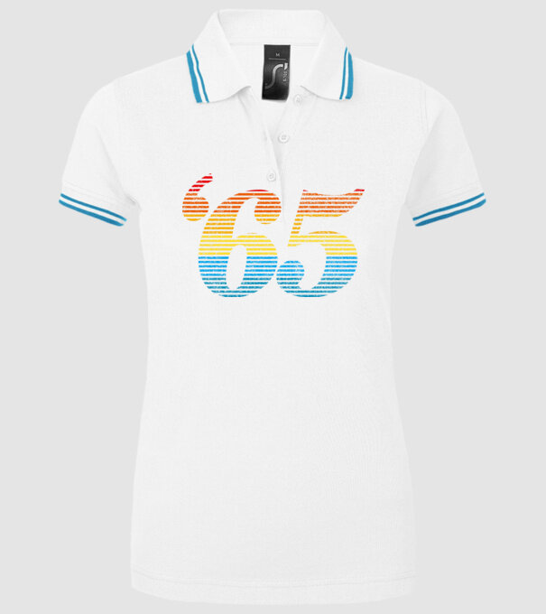 Retro Birthday 1965 model alb pe tricou
