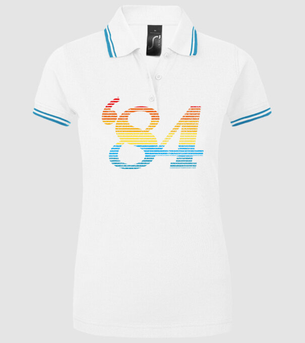 Retro Birthday 1984 model alb pe tricou