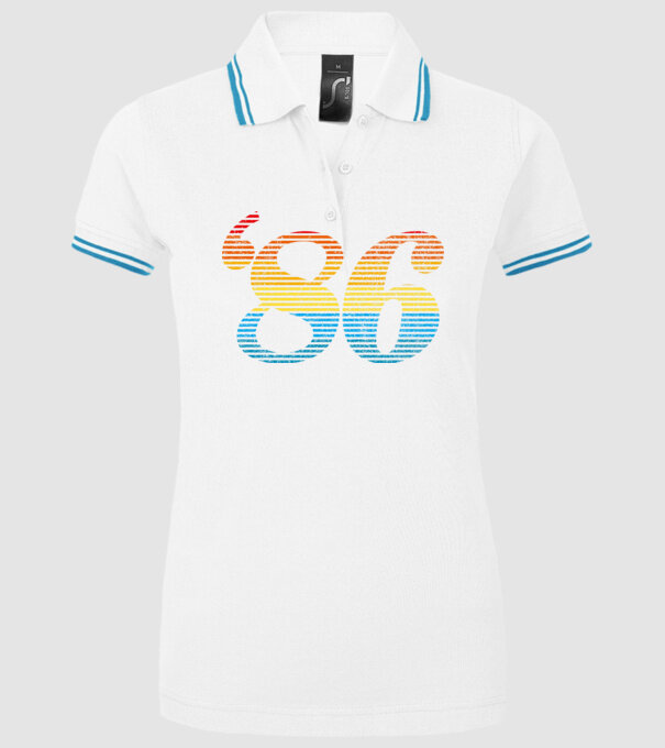 Retro Birthday 1986 model alb pe tricou