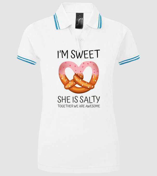Sweet Friend model alb pe tricou