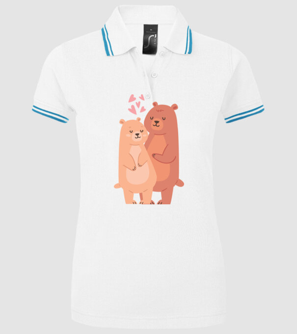 URȘI ÎNDRĂGOSTIȚI model alb pe tricou