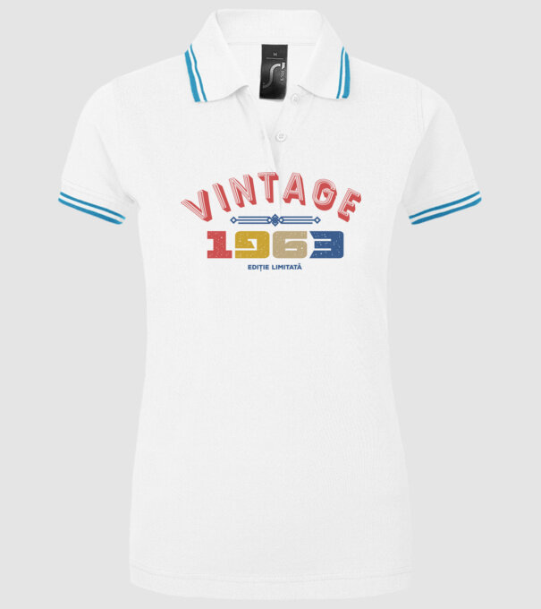 1963 Ediție limitată model alb pe tricou