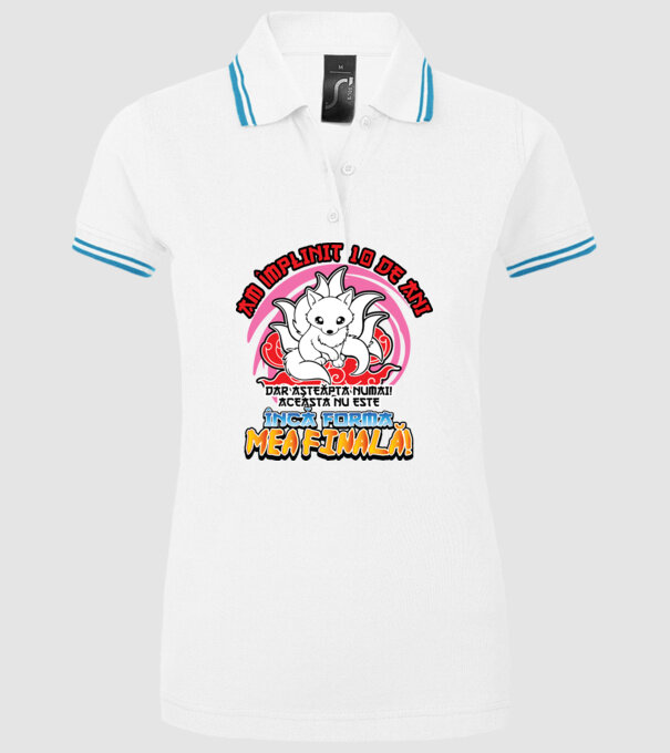 Am împlinit 10 de ani - Dar așteaptă numai! Aceasta nu este încă forma mea finală! model alb pe tricou