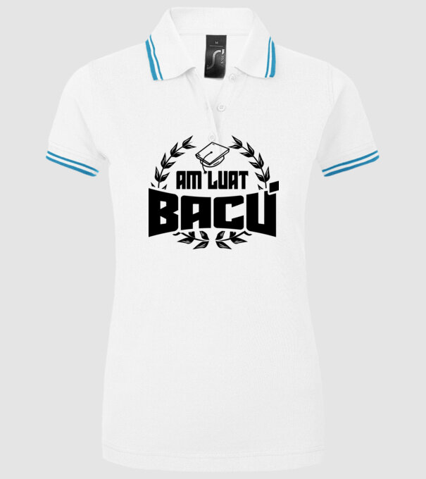 Am luat bacu model alb pe tricou