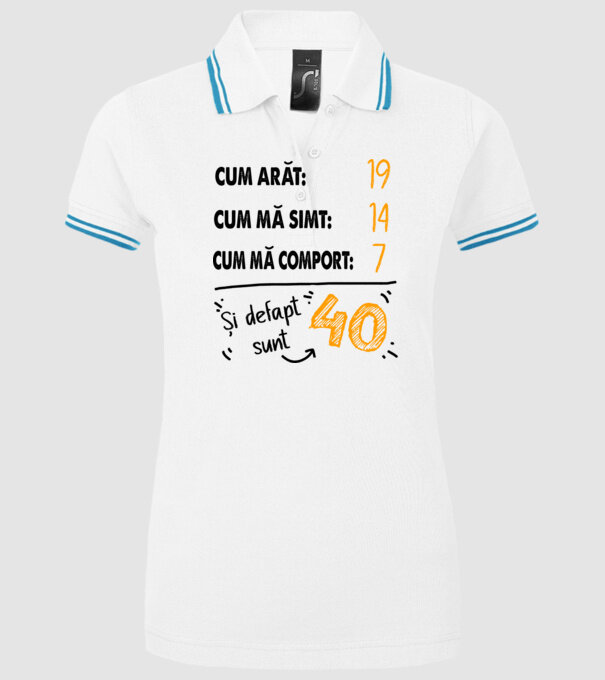 Aspect, senzație, comportament 40 Alb model alb pe tricou