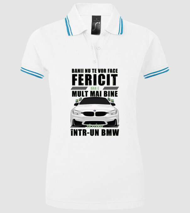banii nu te vor face fericit, dar e mult mai bine să plângi într-un BMW model alb pe tricou