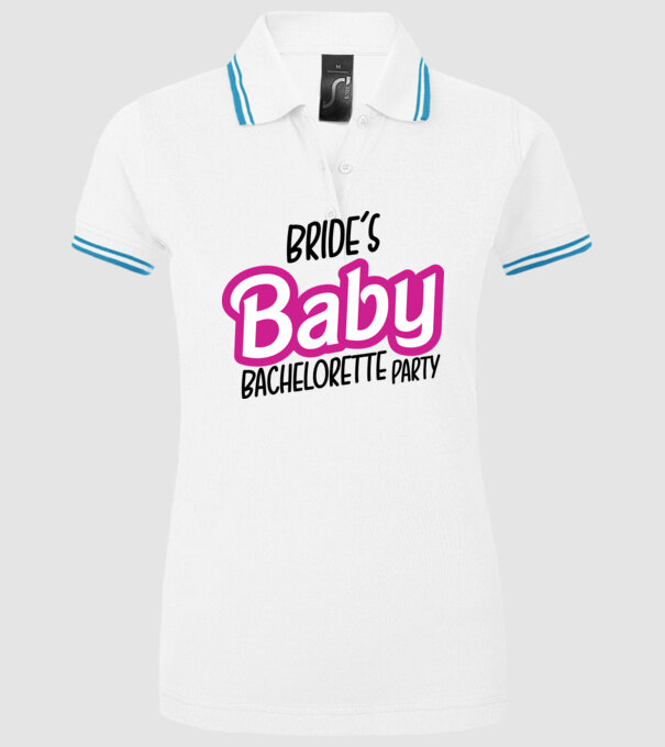 Bride Barbies baby model alb pe tricou