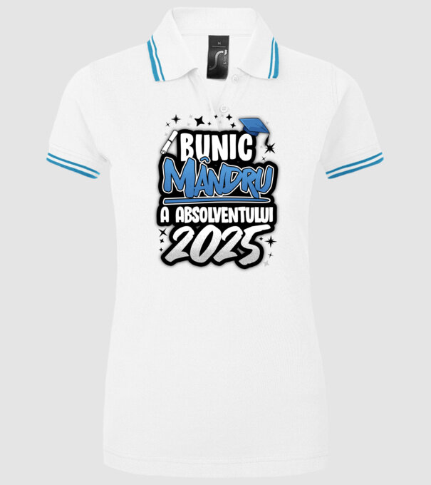 Bunic MÂNDRU a absolventului model alb pe tricou