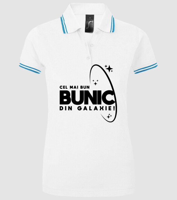 Cel mai bun bunic din Galaxie! model alb pe tricou